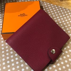 Hermes Ulysse Mini Togo Leather Notebook Cover